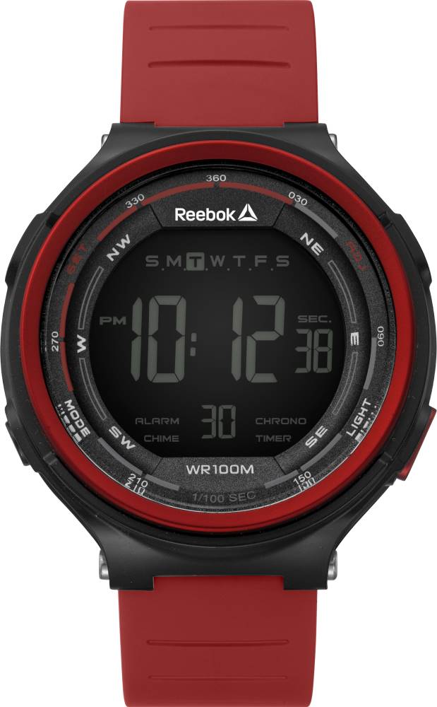 Reebok Dijital Kırmızı Saat RD-KLS-G9-PBPR-BR
