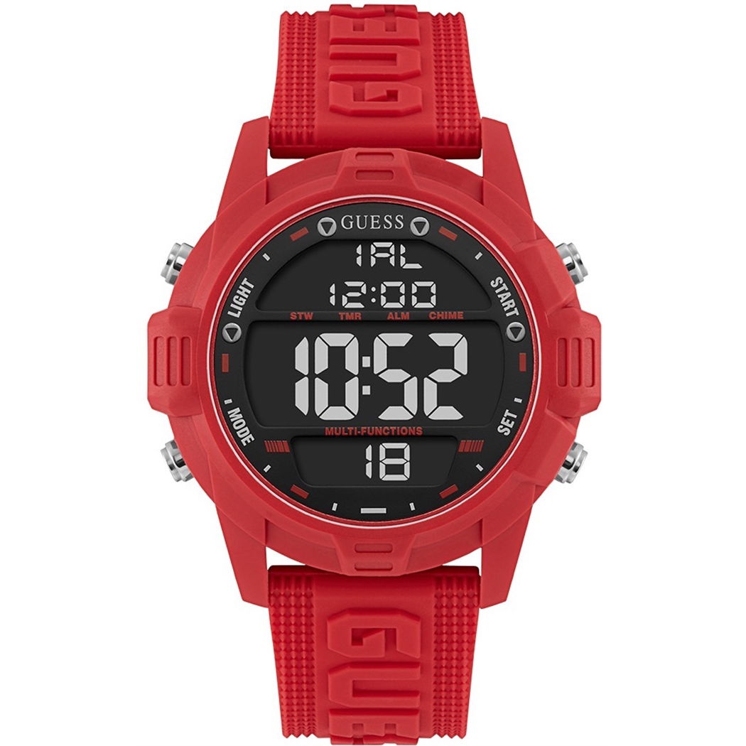 Guess Kırmızı Dijital Saat GUW1299G3