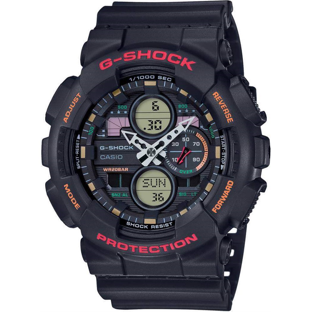 Casio GA-140-1A4DR Gshock Erkek Kol Saati 