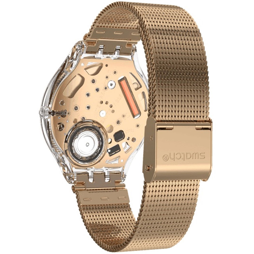 Swatch SVOK107M (Ø 37 MM) Rose Hasır Saat