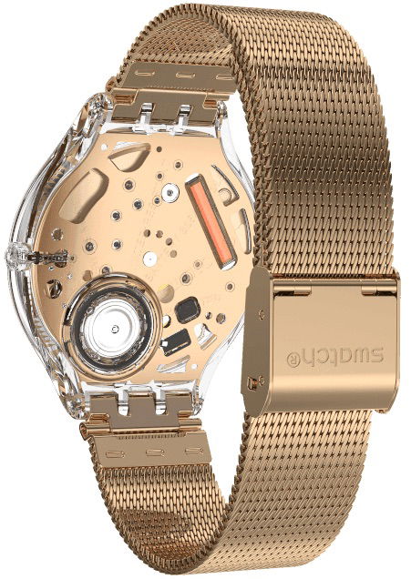 Swatch SVOK107M (Ø 37 MM) Rose Hasır Saat