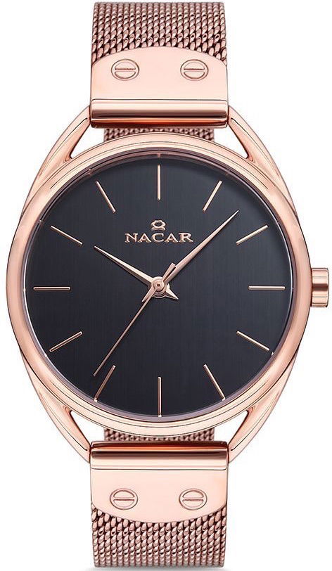 Nacar Rose Hasır Bayan Saati NC18-3914A978-RBM
