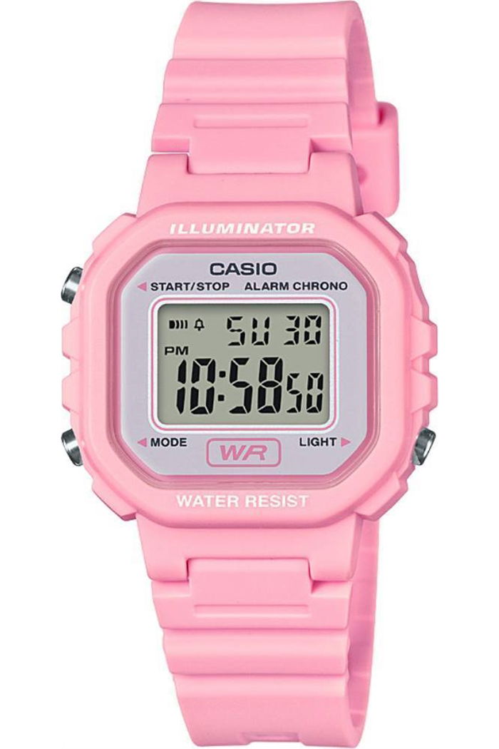 Casio Pembe Dijital Bayan Saati LA-20WH-4A1DF