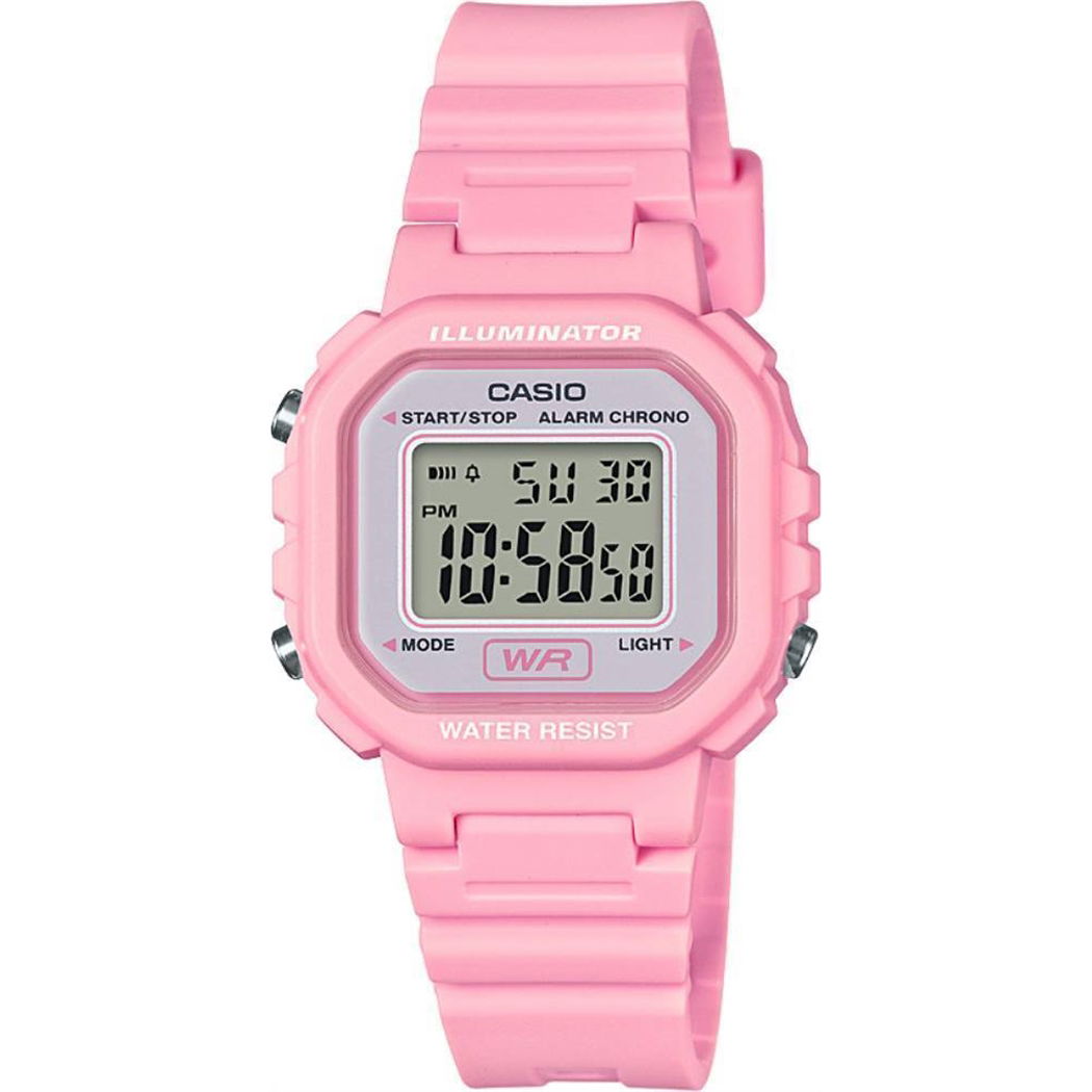 Casio Pembe Dijital Bayan Saati LA-20WH-4A1DF