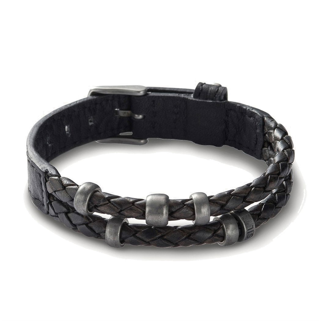 Fossil Jf85460-040 Erkek Deri Bileklik