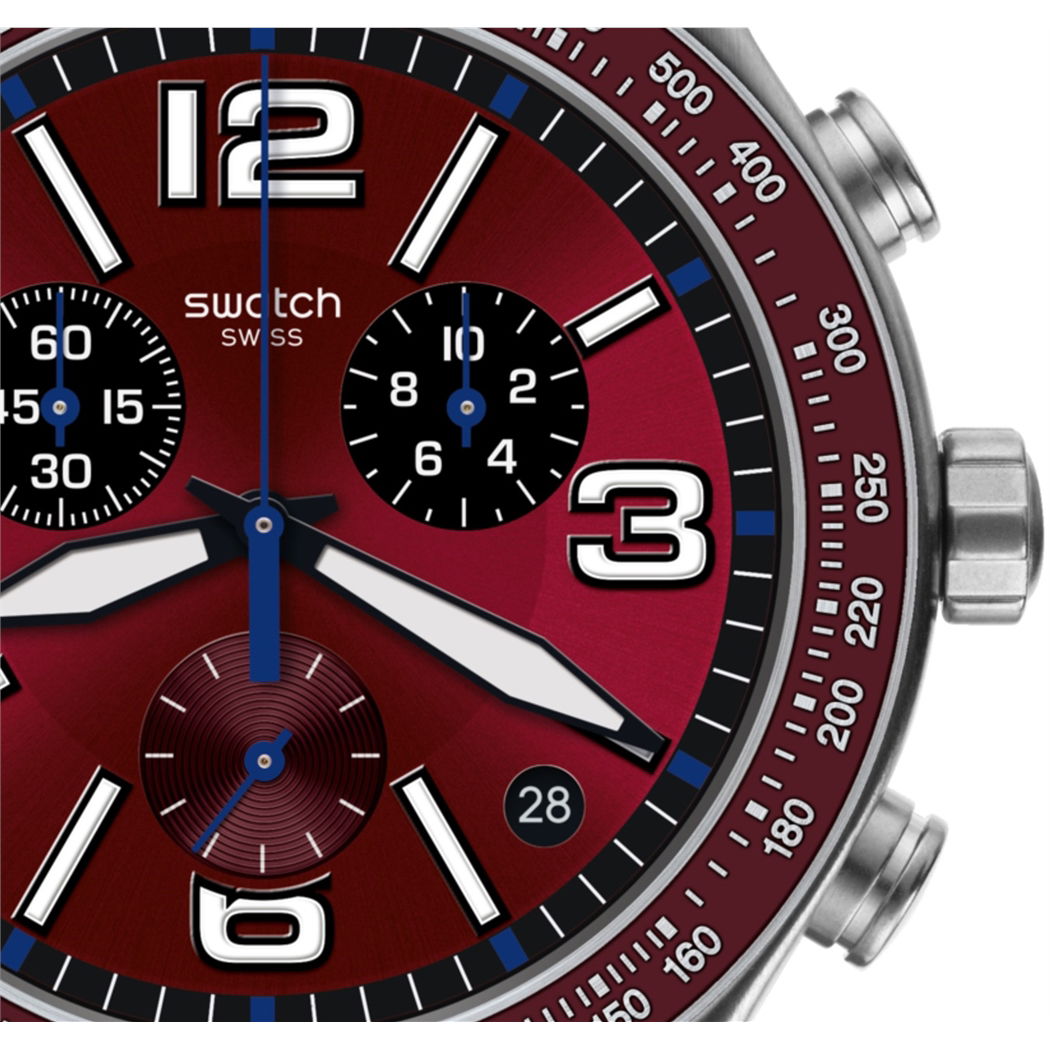 Swatch YVS464 WINE GRID Kol Saati