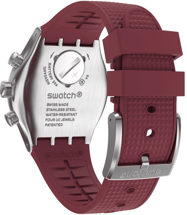 Swatch YVS464 WINE GRID Kol Saati