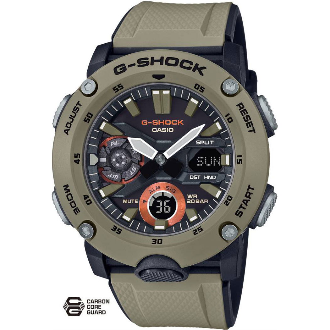 Casio GA-2000-5ADR G-Shock Erkek Kol Saati 