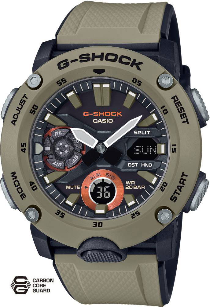 Casio GA-2000-5ADR G-Shock Erkek Kol Saati 