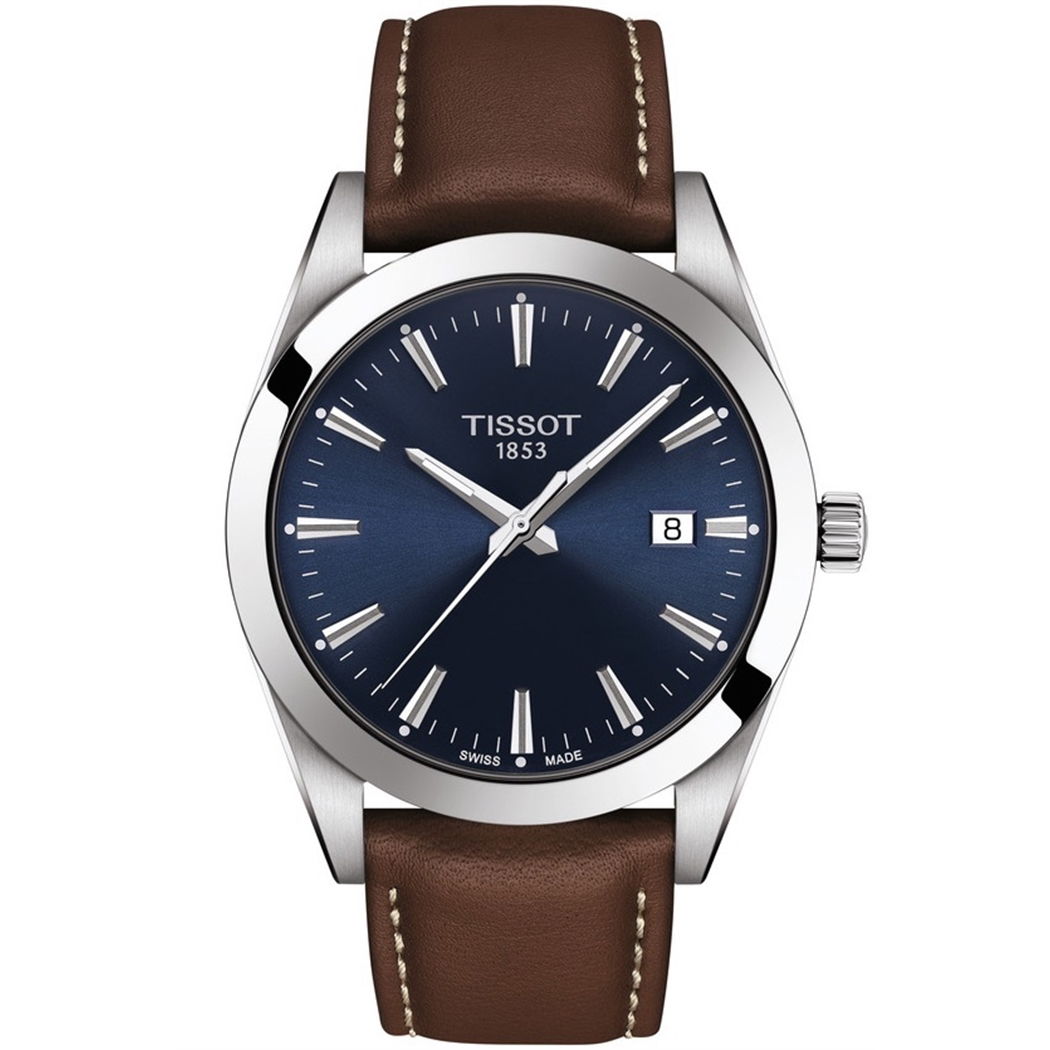 Tissot Gentleman 40mm T1274101604100 - Erkek Kol Saati (T127.410.16.041.00)