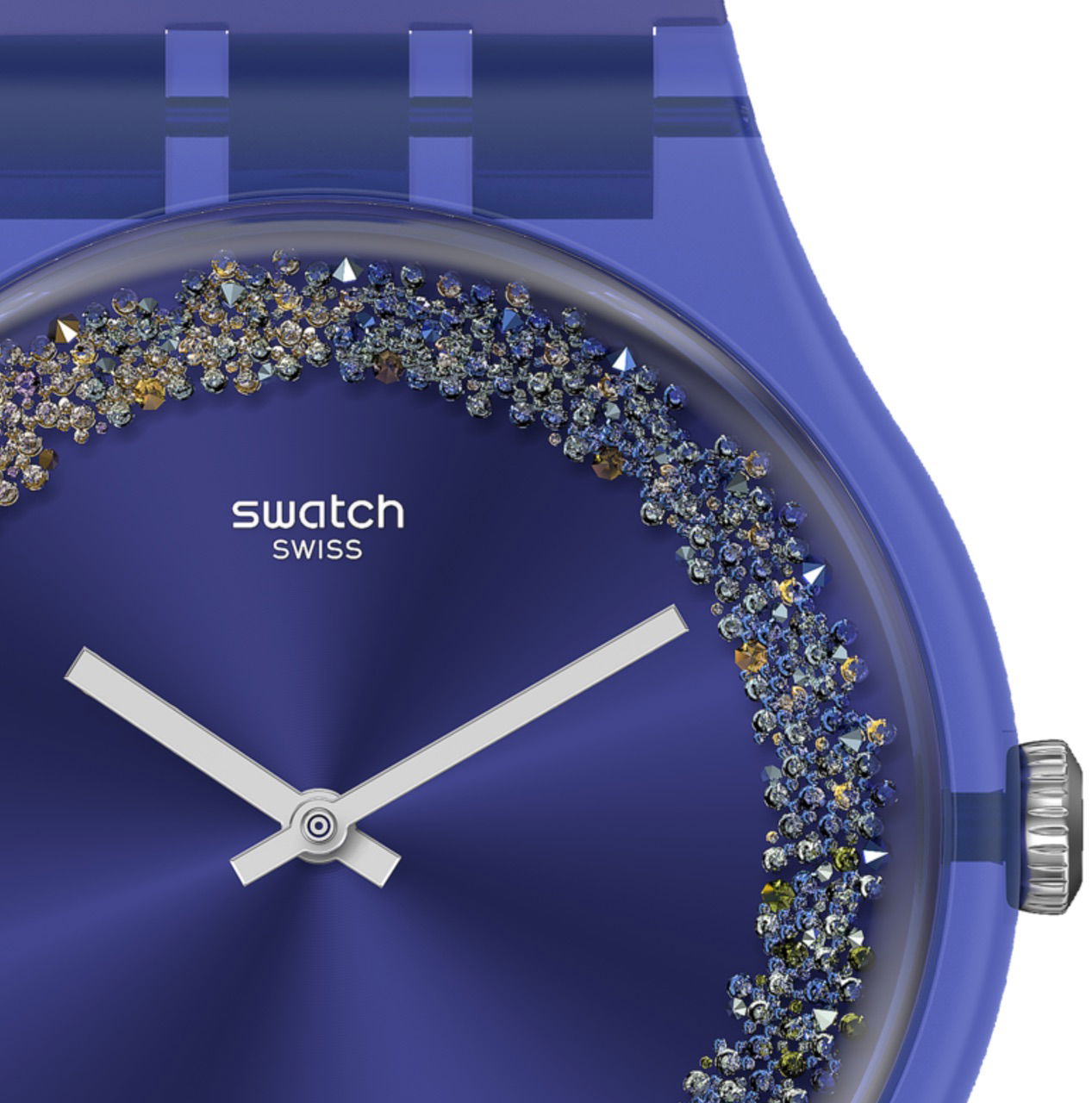 Swatch SUOV106 PURPLE RINGS Bayan Saati