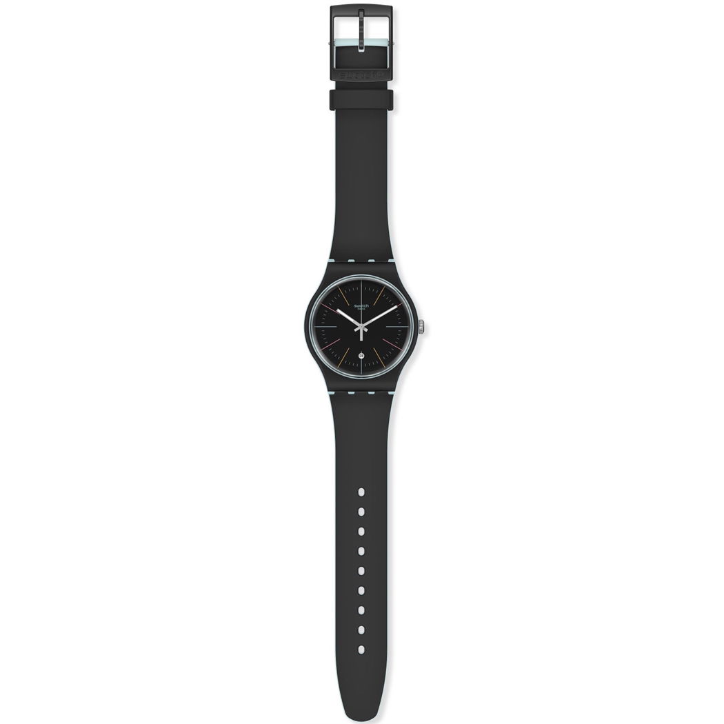 Swatch SUOS402 BLACK LAYERED Kol Saati