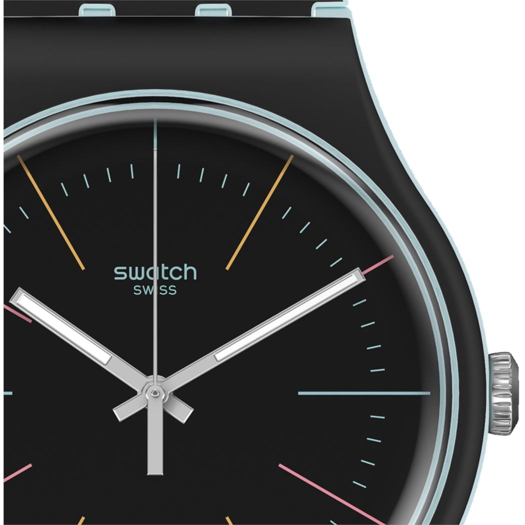 Swatch SUOS402 BLACK LAYERED Kol Saati