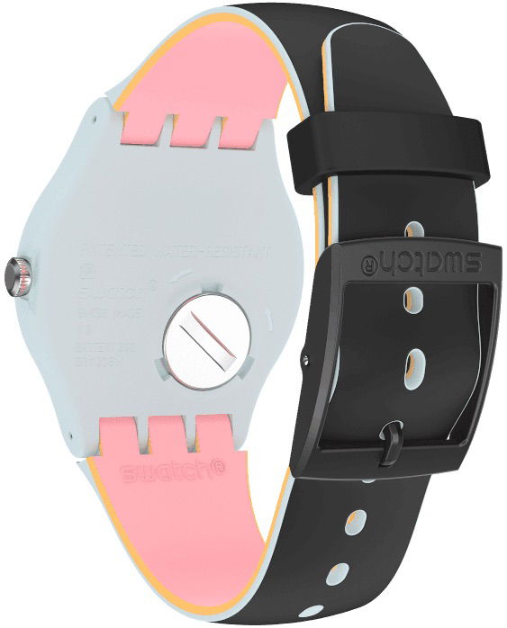 Swatch SUOS402 BLACK LAYERED Kol Saati