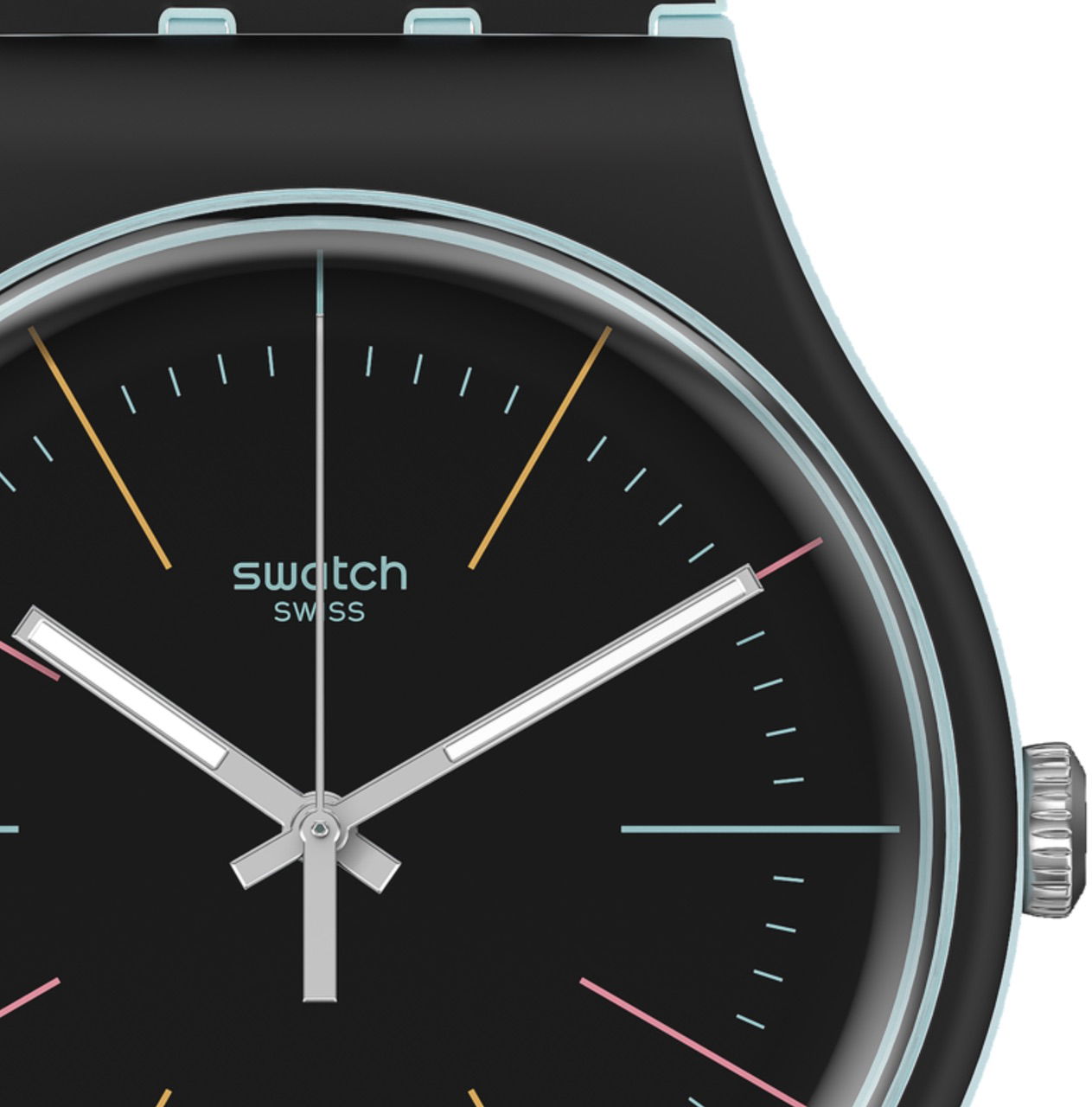 Swatch SUOS402 BLACK LAYERED Kol Saati