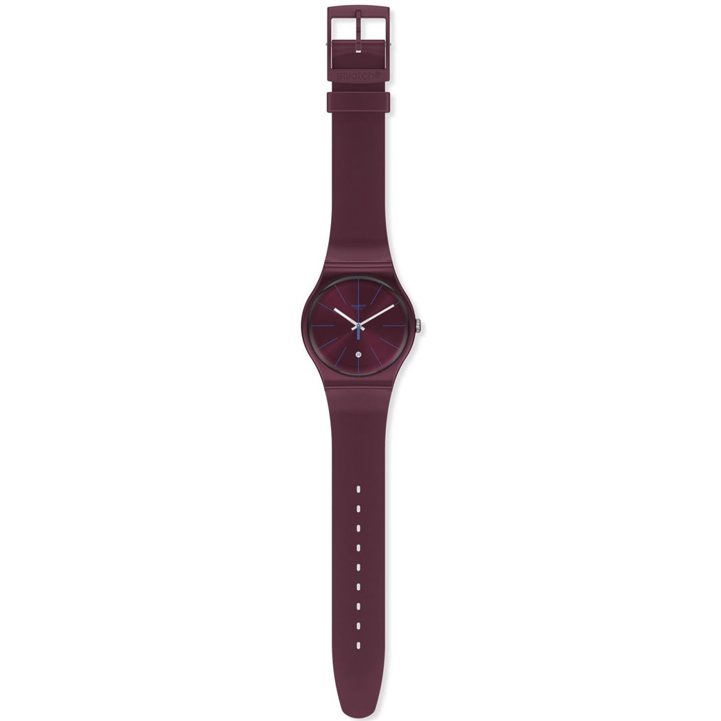 Swatch SUOR402 BURGUNDAZING Kol Saati