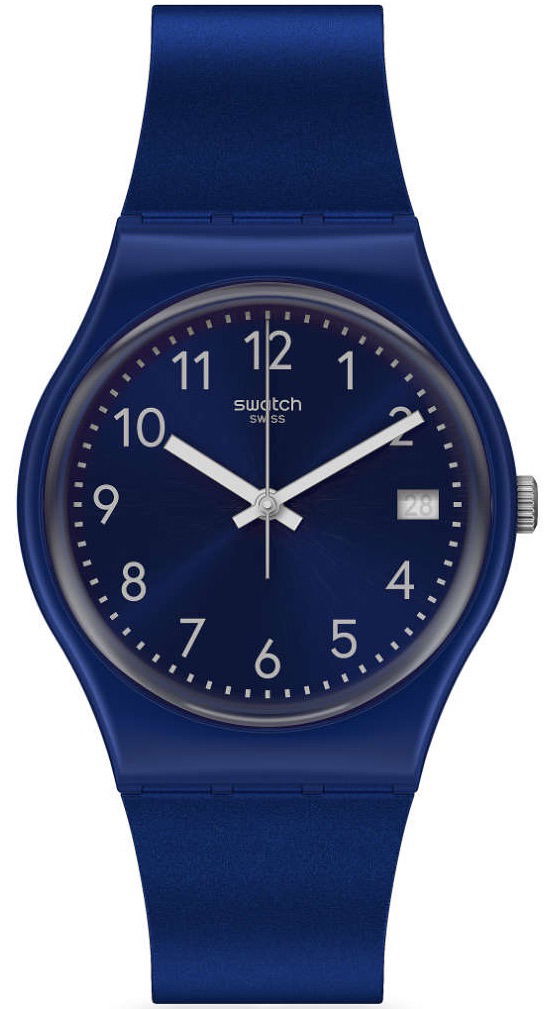 Swatch Gn416 SILVER IN BLUE Kol Saati
