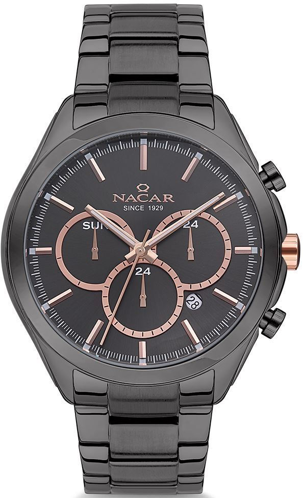 Nacar Nc34-290135-ggrm Gri Metal Erkek Kol Saati