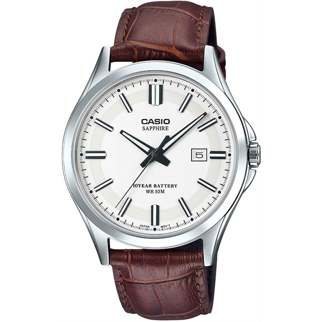 Casio Mts-100l-7avdf Safir Camlı Erkek Kol Saati