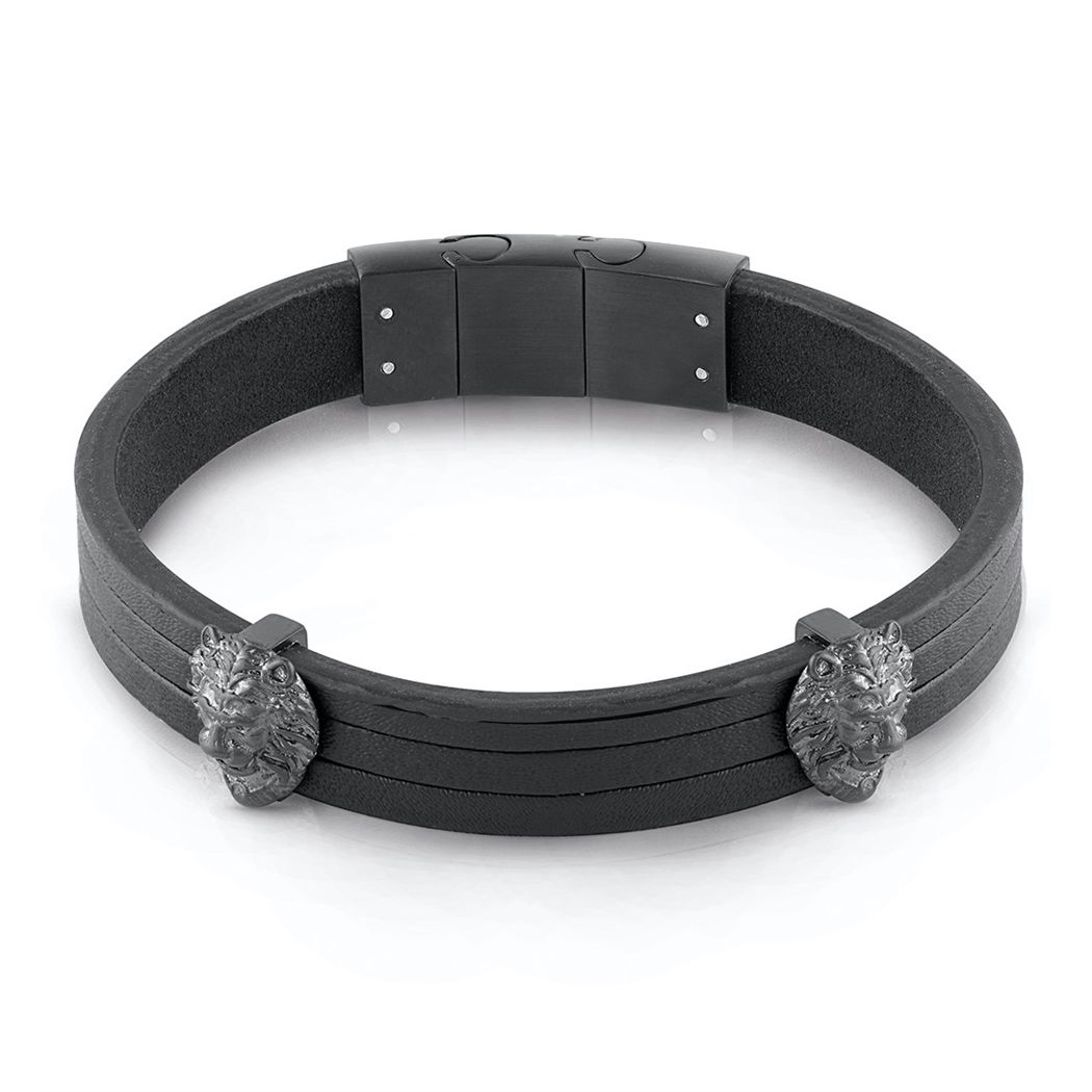 Guess Jguumb29011 Deri Erkek Bileklik