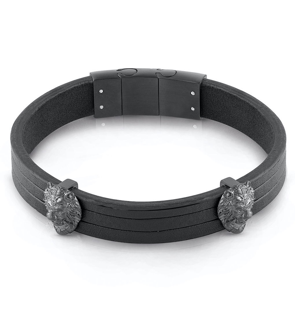 Guess Jguumb29011 Deri Erkek Bileklik