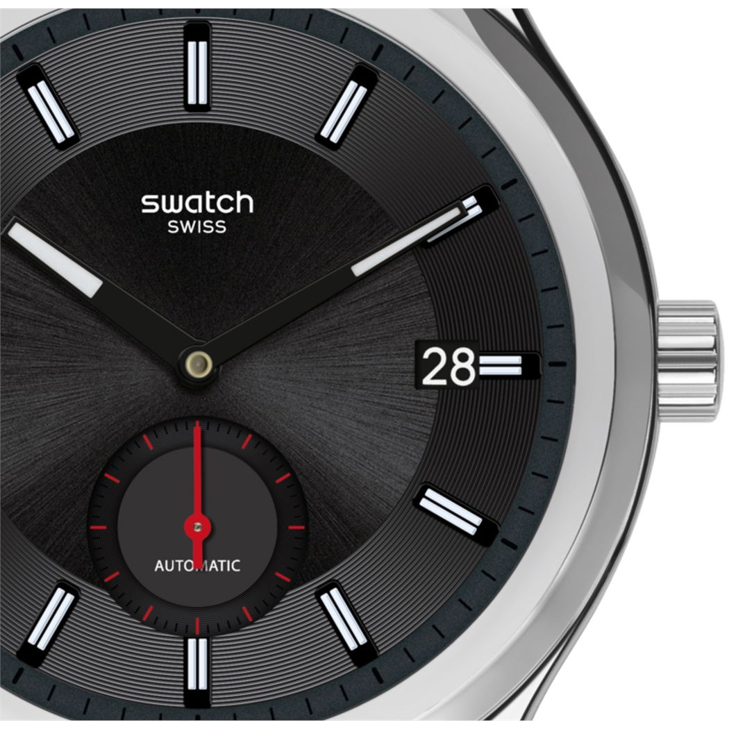 Swatch Sy23s400 PETITE SECONDE BLACK Otomatik