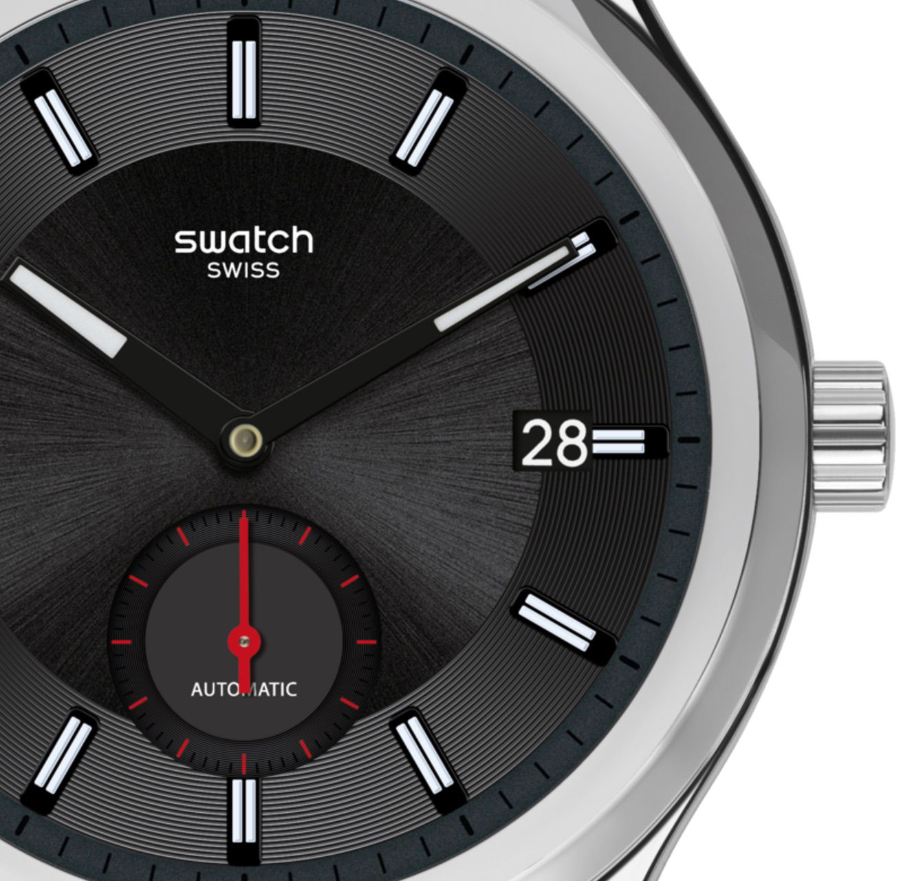 Swatch Sy23s400 Petite Seconde Black Otomatik Erkek Kol Saati
