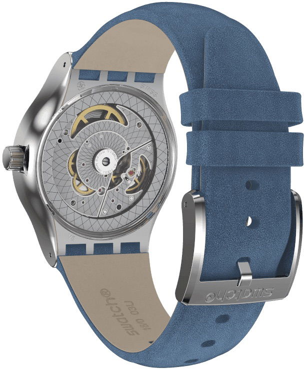Swatch Sy23s403 PETITE SECONDE BLUE Otomatik