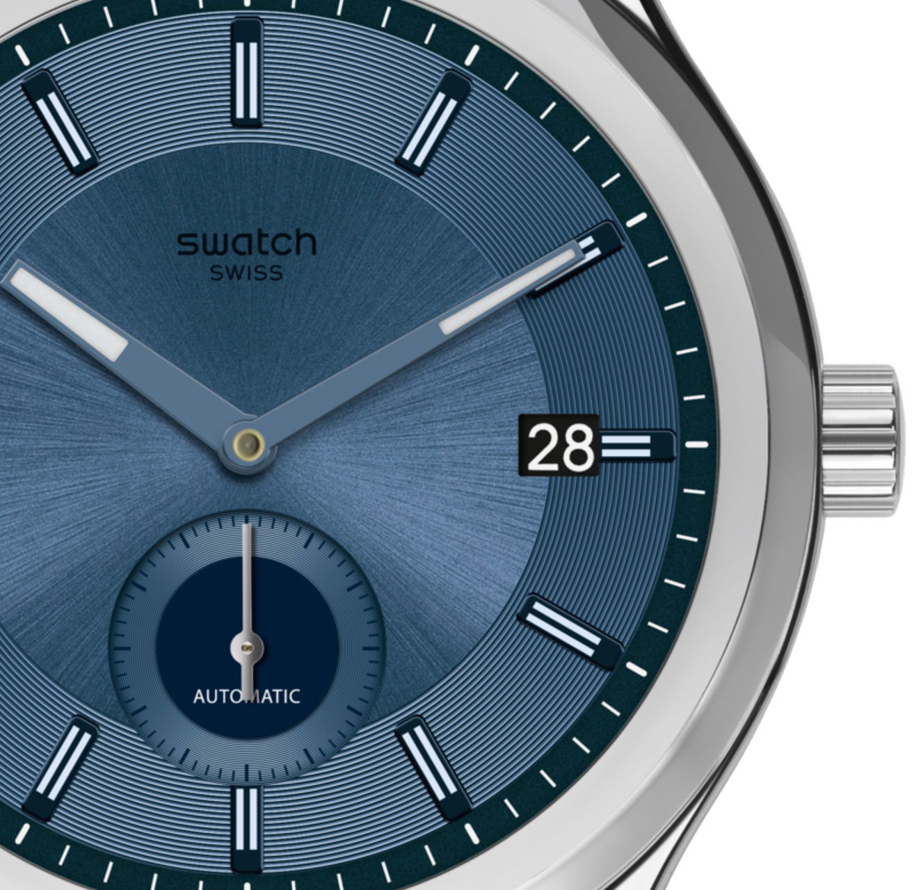 Swatch Sy23s403 PETITE SECONDE BLUE Otomatik