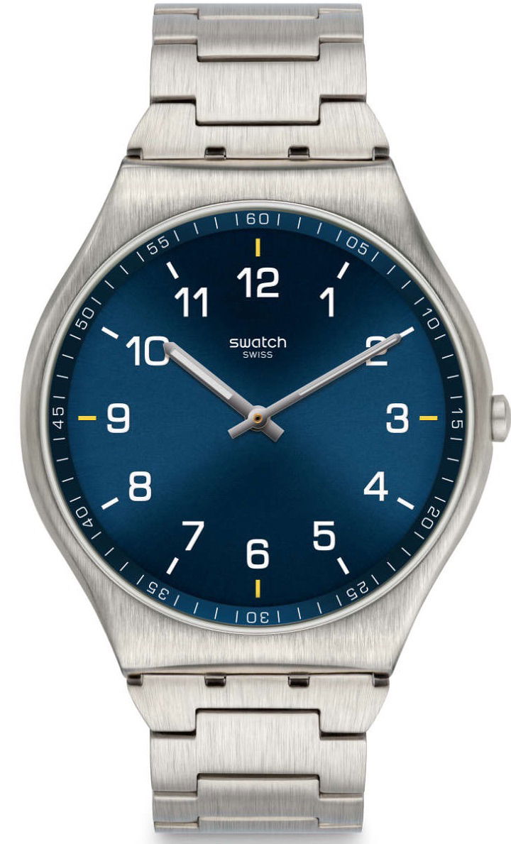Swatch Ss07s106g Skin Suit Blue Erkek Kol Saati