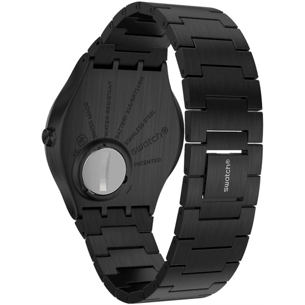 Swatch SS07B100G SKIN SUIT BLACK Kol Saati