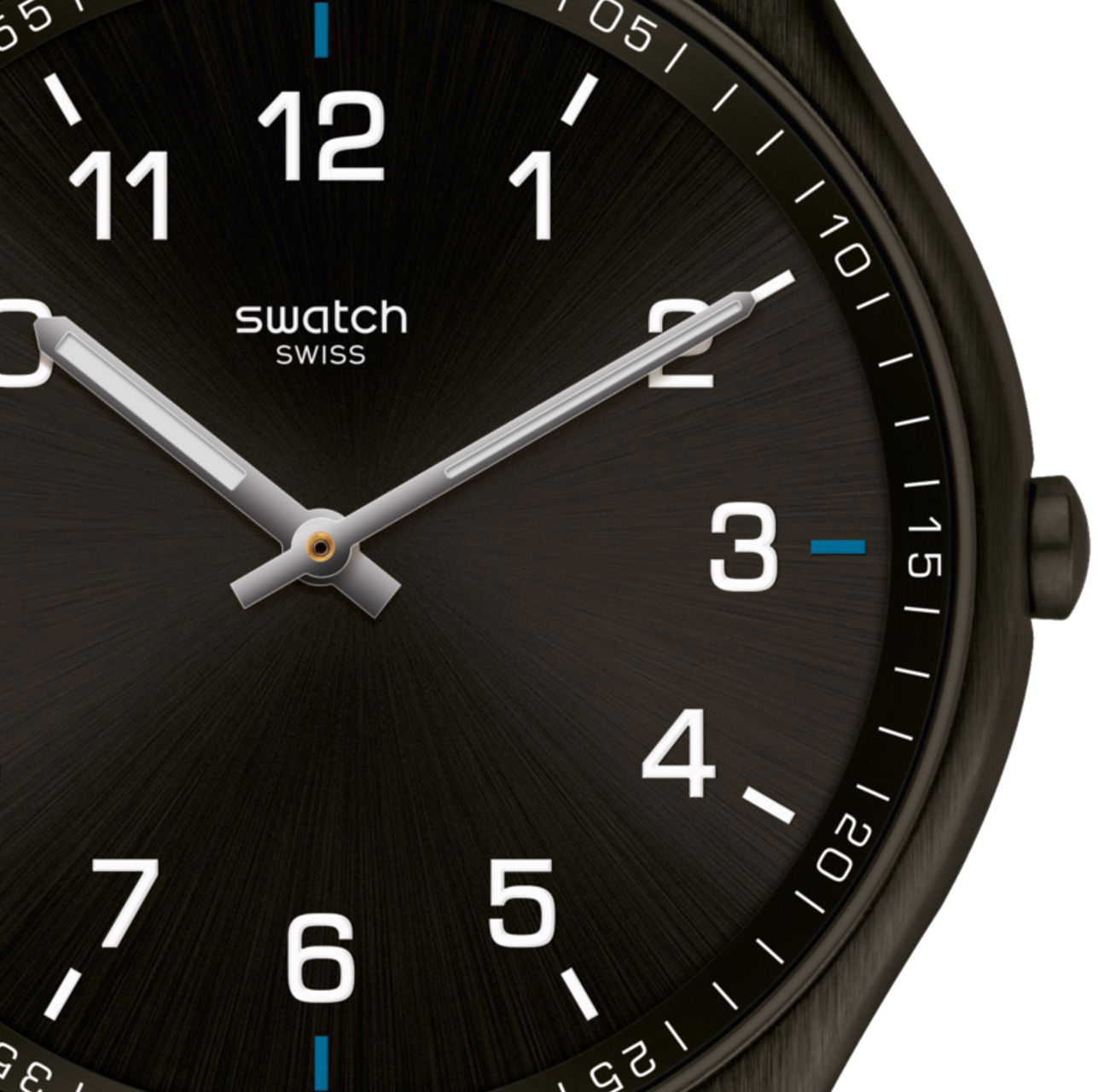 Swatch SS07B100G Skin Suit Black Erkek Kol Saati