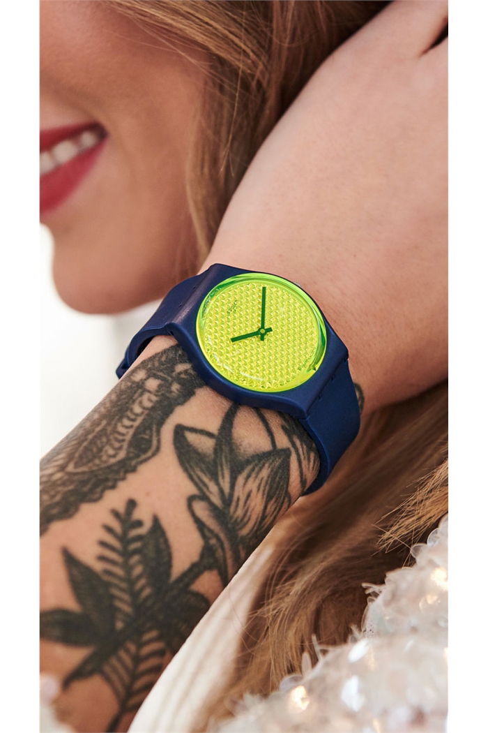 Swatch Gn266 YELLOWPUSHER Kol Saati