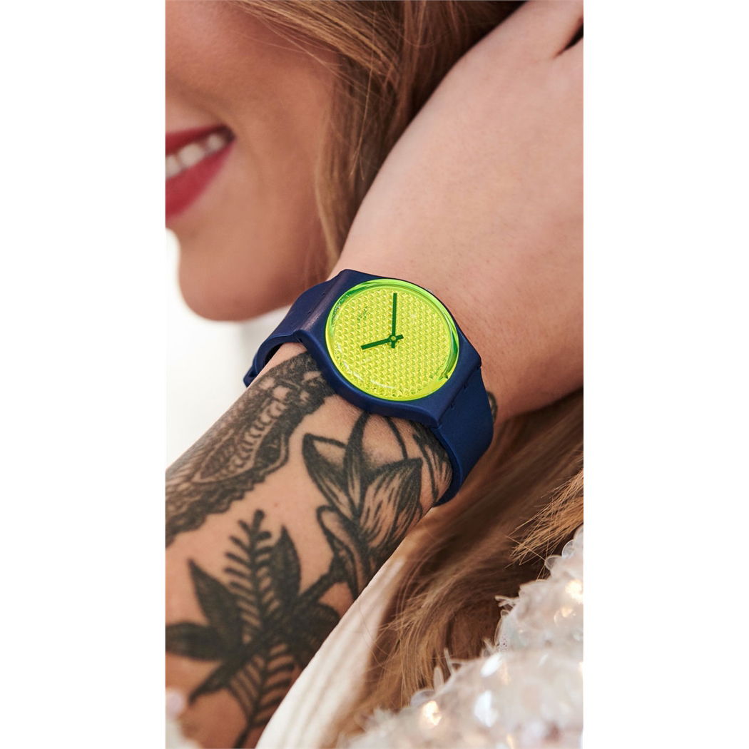 Swatch Gn266 YELLOWPUSHER Kol Saati