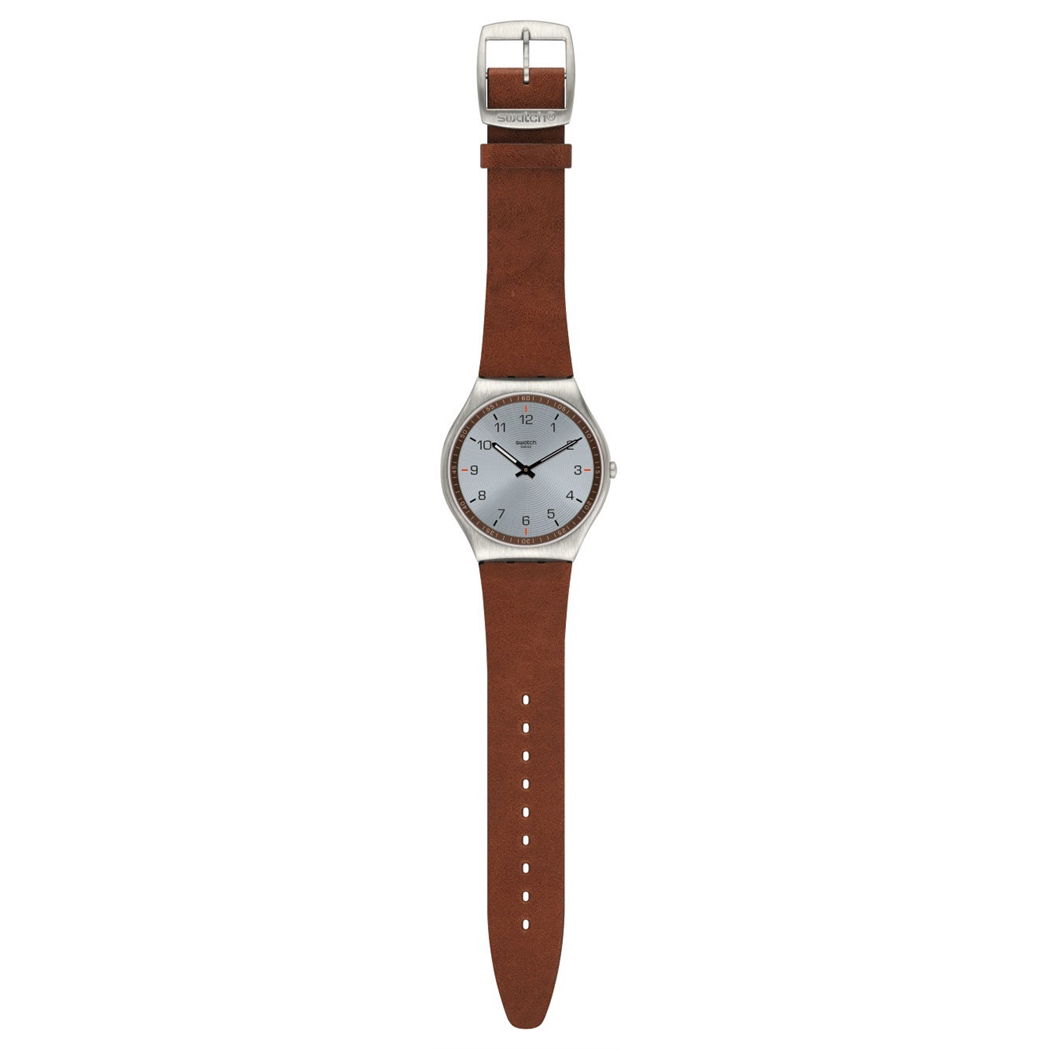 Swatch SS07S108 SKIN SUIT BROWN Erkek Kol Saati