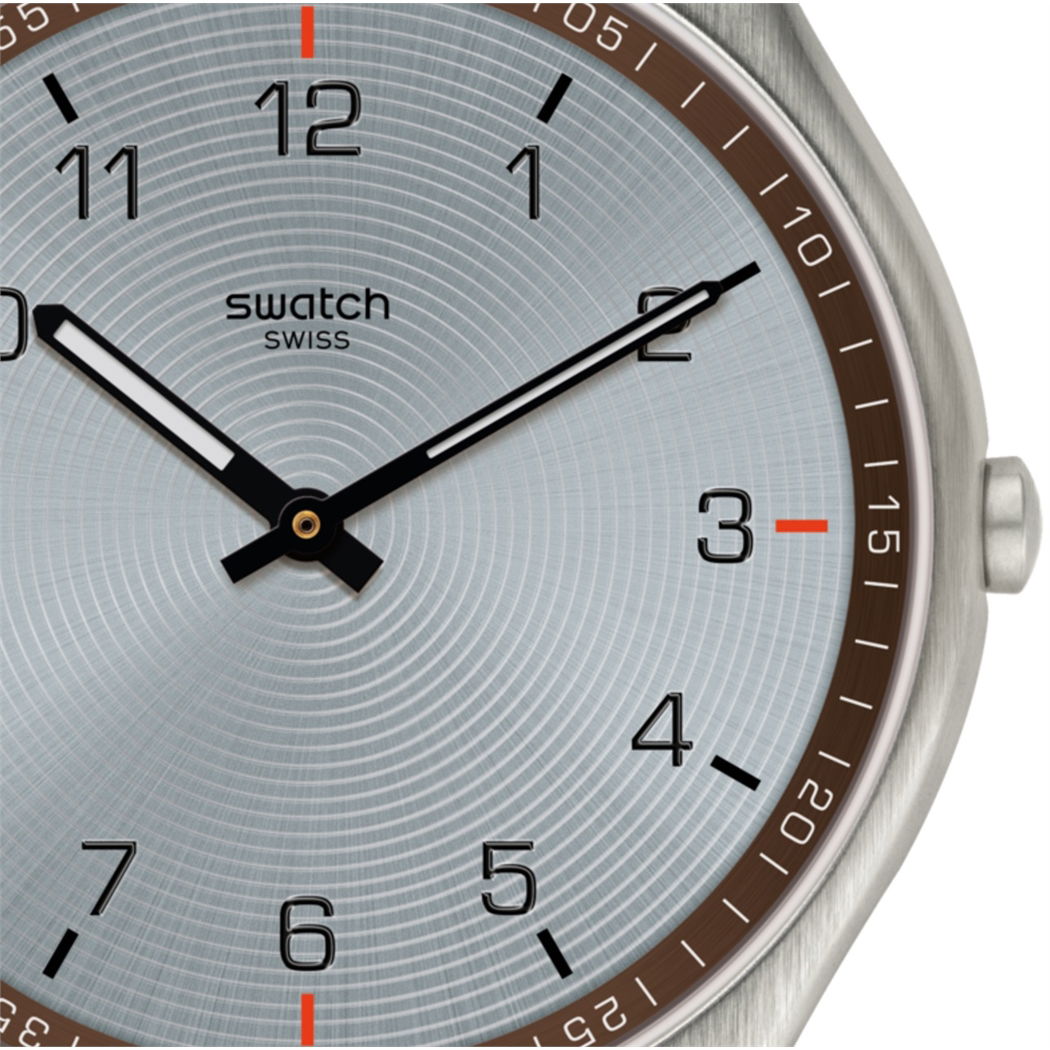 Swatch SS07S108 SKIN SUIT BROWN Erkek Kol Saati
