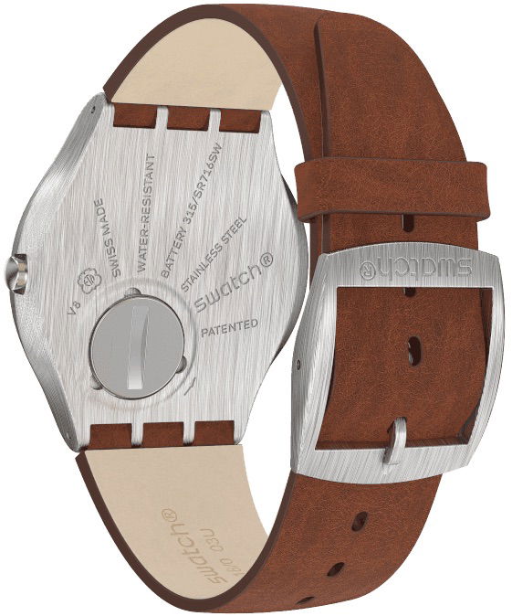 Swatch SS07S108 SKIN SUIT BROWN Erkek Kol Saati