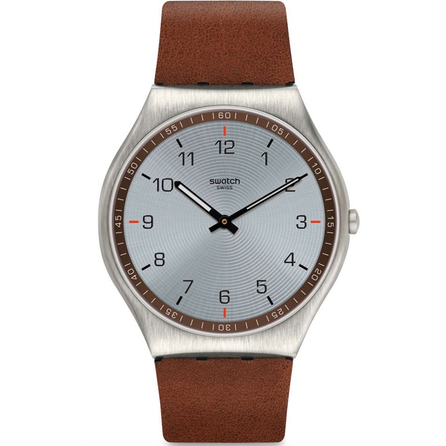 Swatch SS07S108 SKIN SUIT BROWN Erkek Kol Saati