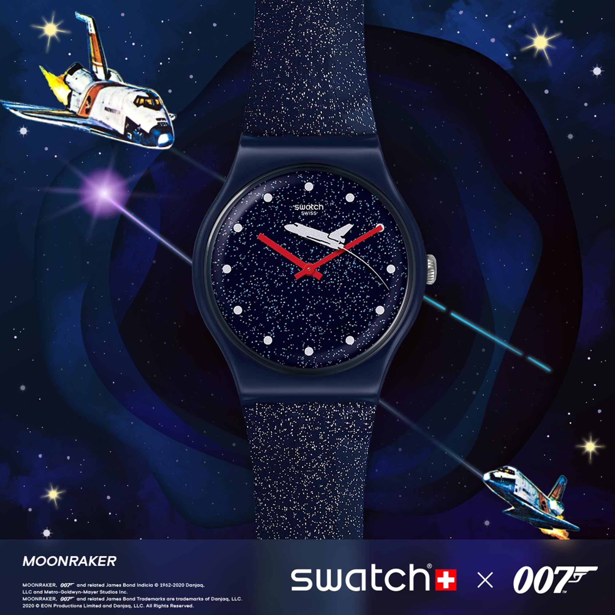 Swatch Suoz305 James Bond Koleksiyonu