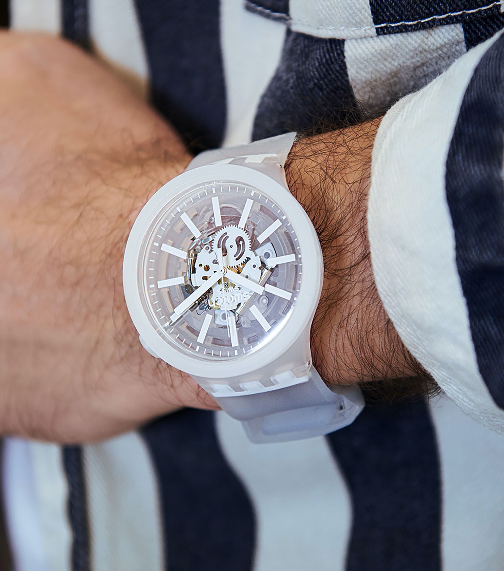 Swatch So27e106 WHITEINJELLY Big Bold