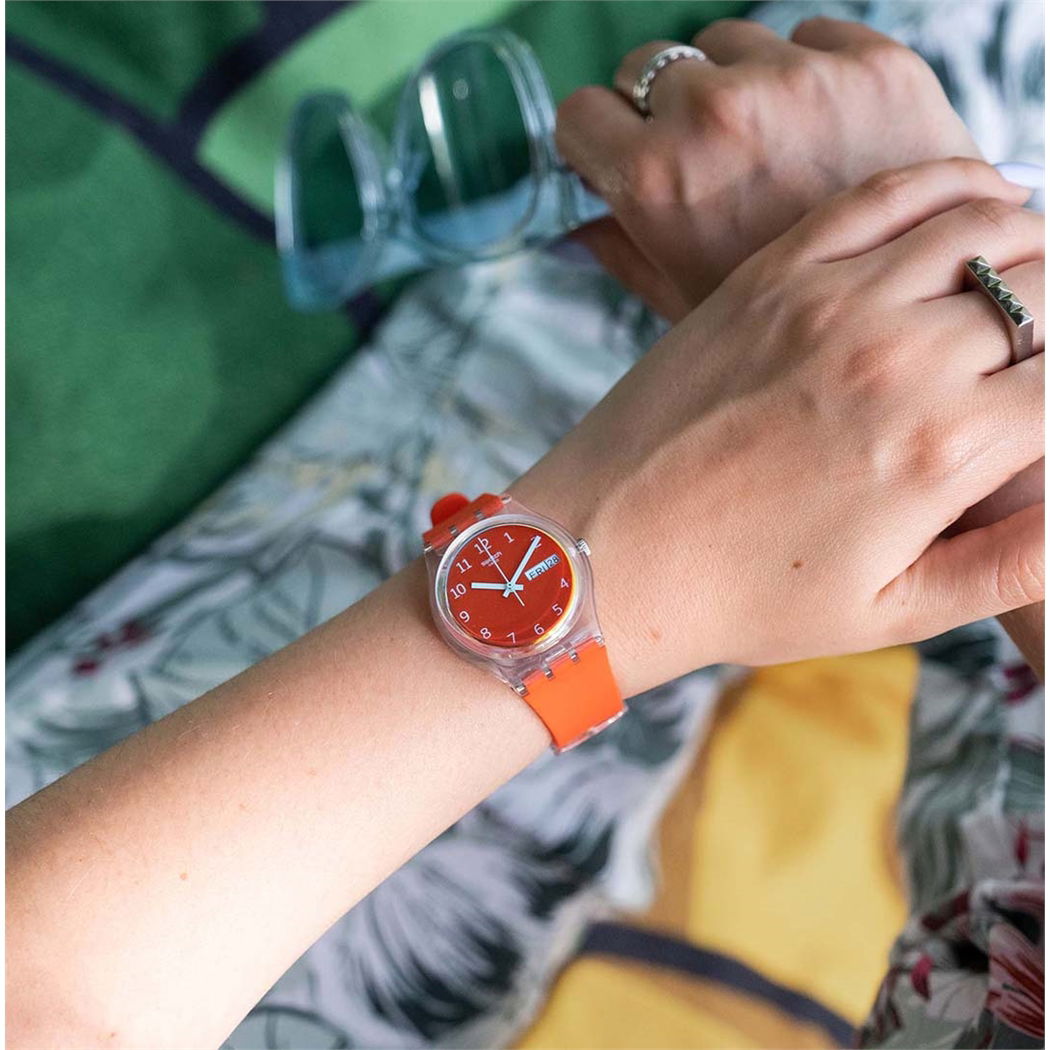 Swatch Ge722 RED AWAY Kol Saati