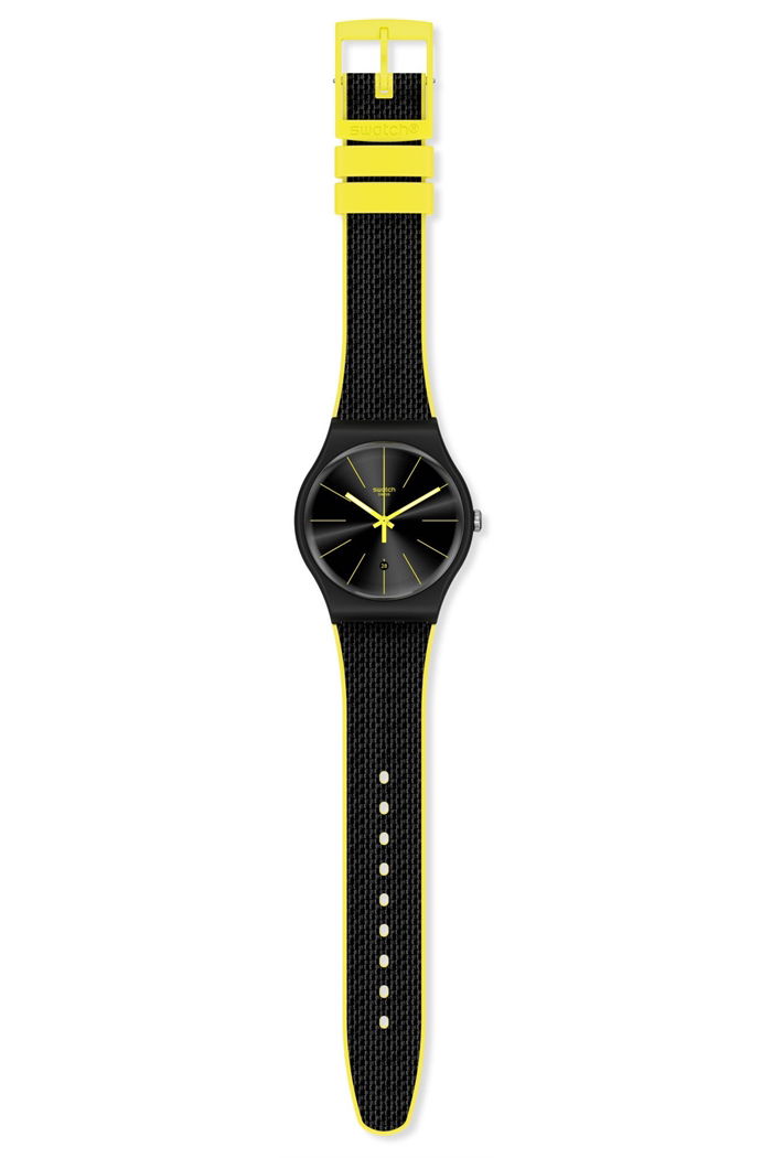 Swatch SUOB406 NIGHT CORD Kol Saati