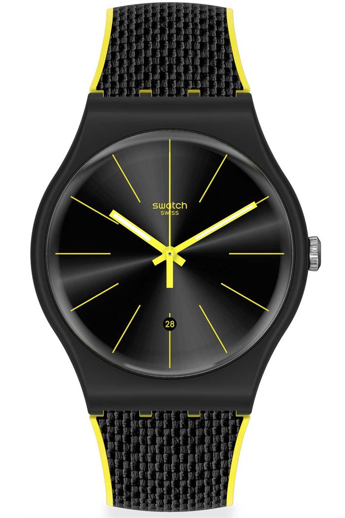 Swatch SUOB406 NIGHT CORD Kol Saati