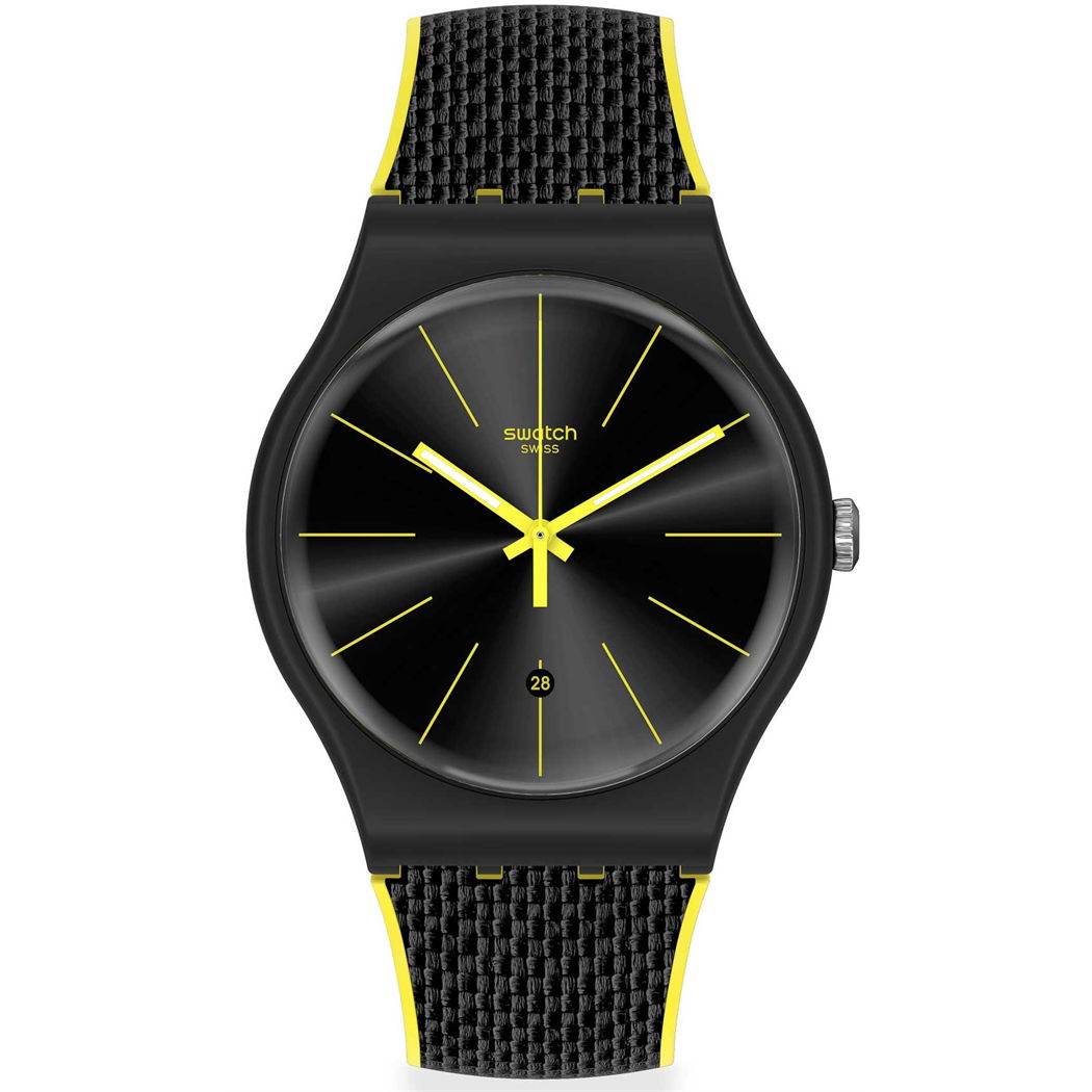 Swatch SUOB406 NIGHT CORD Kol Saati