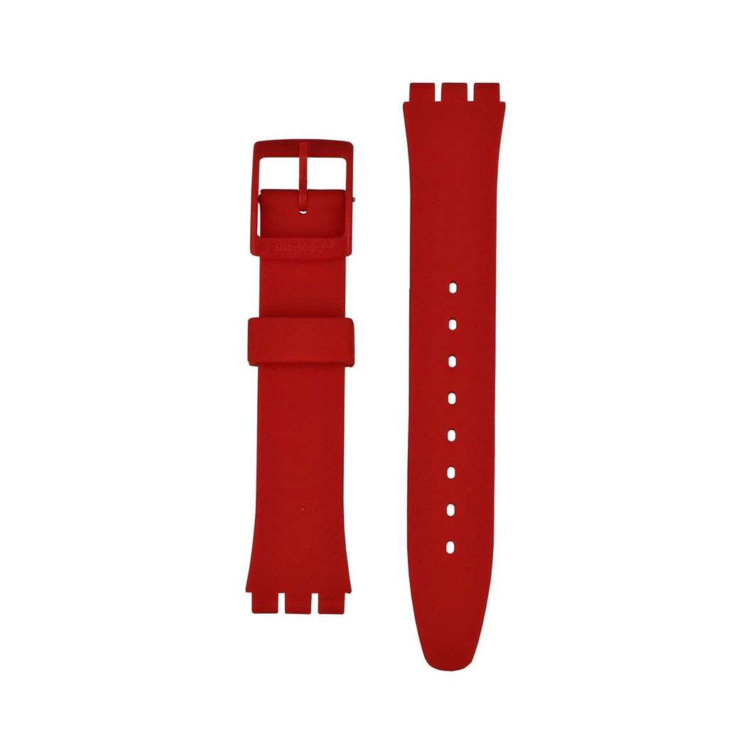 Swatch Kırmızı Silikon Kayış Agr166