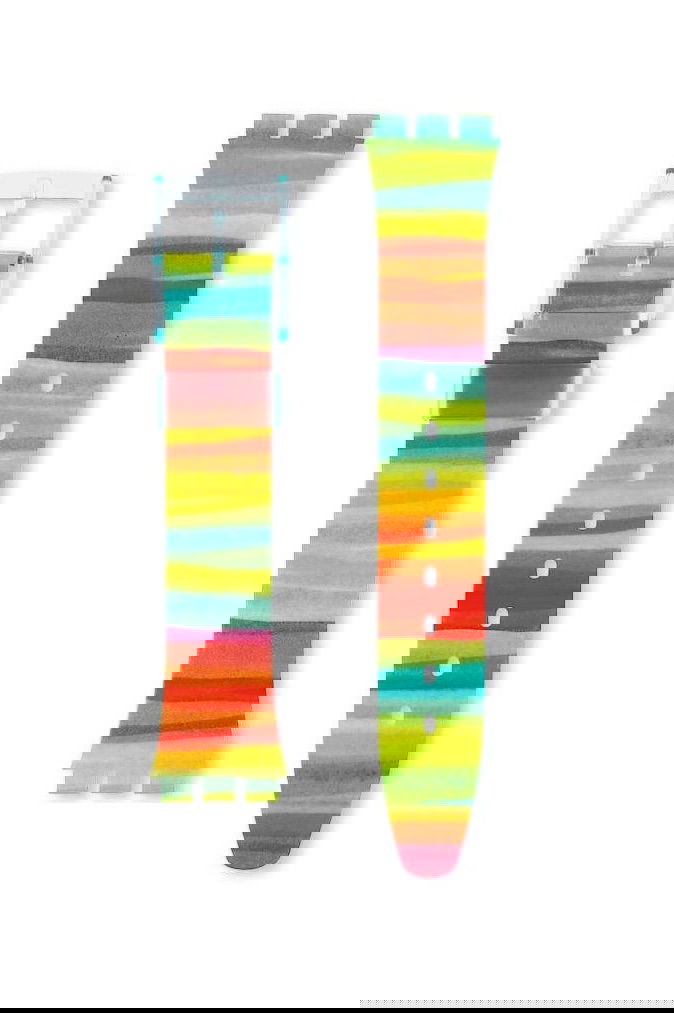 Swatch Renkli Plastik Kayış Ags124