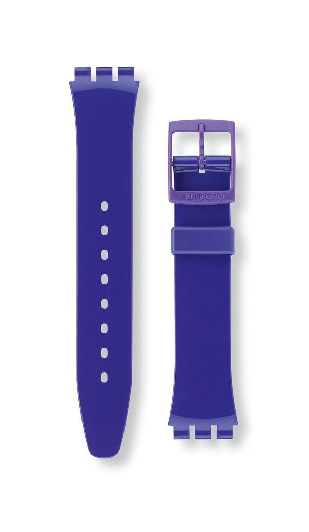 Swatch Mor Plastik Kayış Agv121