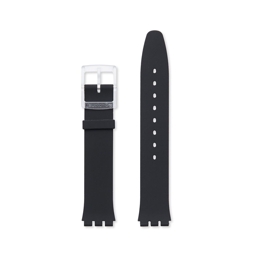 Swatch Siyah Silikon Kayış Asfk361
