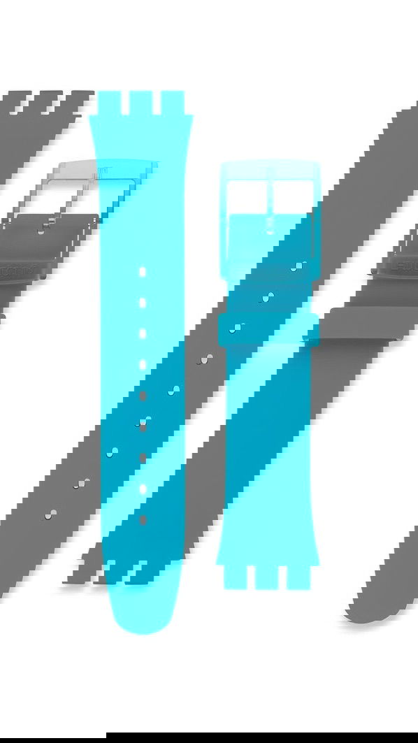 Swatch Turkuaz Slikon Kayış Asuol700