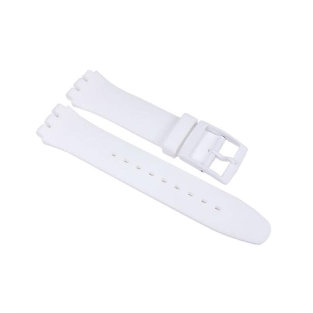 Swatch Beyaz Silikon Kayış Asuow701